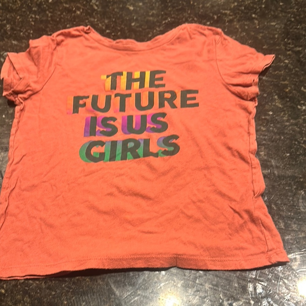 Girls' Coral Graphic Tee